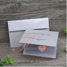 Simple Silver Greeting Card Ideas for Wedding